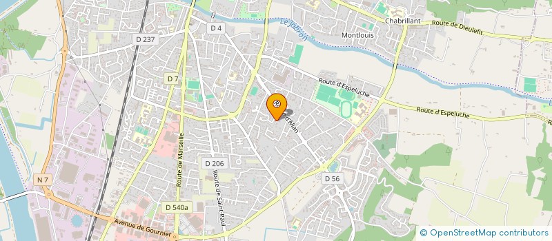 localisation de l'entreprise CLAMAR à MONTELIMAR