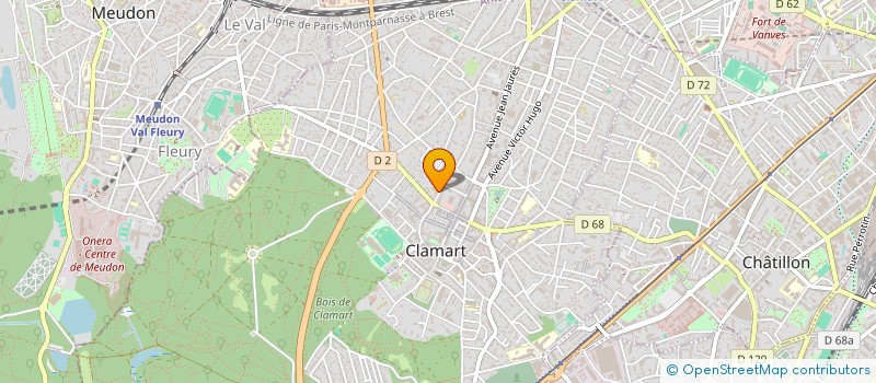 localisation de l'entreprise CLAMART à CLAMART