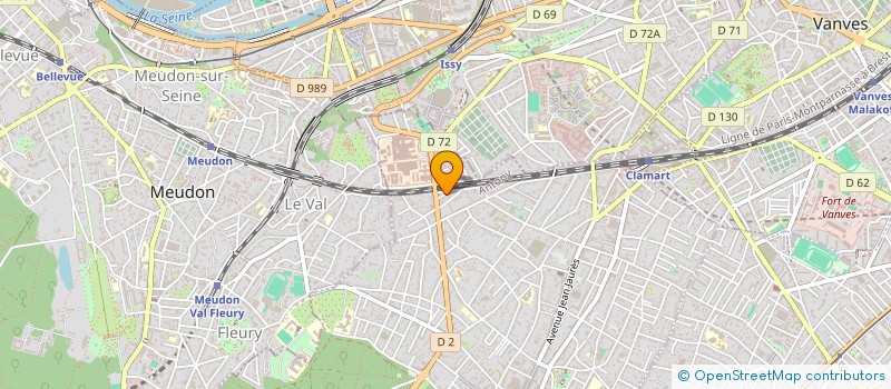 localisation de l'entreprise CLAMART à CLAMART