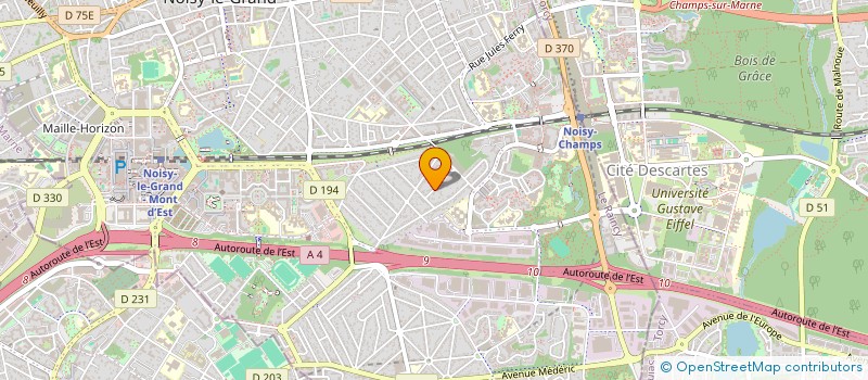 localisation de l'entreprise CLAMART à NOISY-LE-GRAND