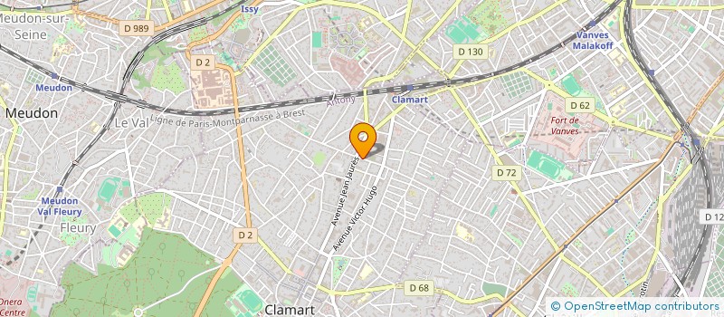 localisation de l'entreprise CLAMART ACCESSOIRES AUTO à CLAMART