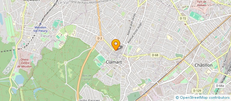 localisation de l'entreprise CLAMART BRICOLAGE à CLAMART