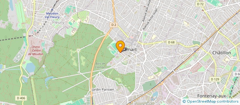 localisation de l'entreprise CLAMART CYCLOTOURISME à CLAMART