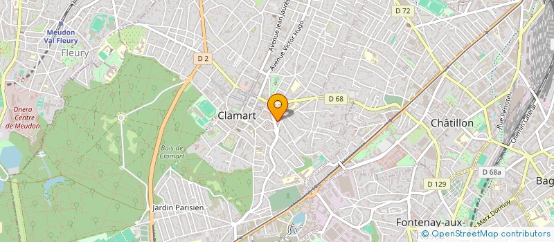 localisation de l'entreprise CLAMART HANDISPORT à CLAMART