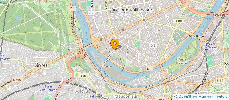 localisation de l'entreprise CLAMART PANORAMA 2 à BOULOGNE-BILLANCOURT