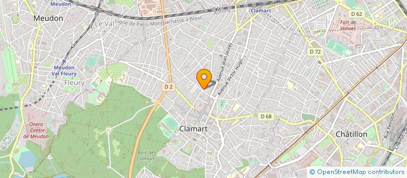 localisation de l'entreprise CLAMART RELIURE à CLAMART