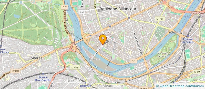 localisation de l'entreprise CLAMART SECTEUR GARE à BOULOGNE-BILLANCOURT