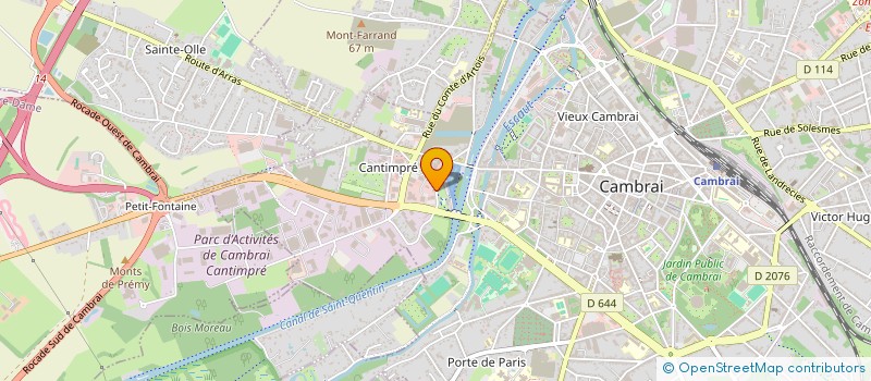 localisation de l'entreprise CLAMART SERVICES à CAMBRAI