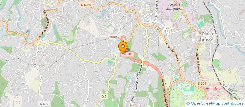 localisation de l'entreprise CLAMAT ELEC à GRASSE