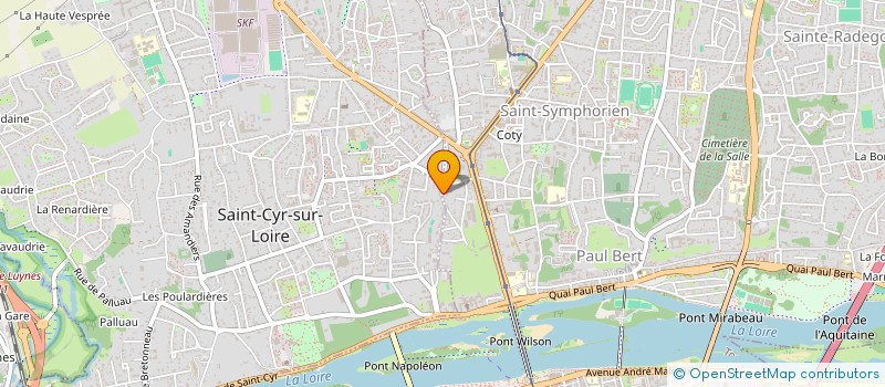 localisation de l'entreprise CLAMBOISE  TOURS