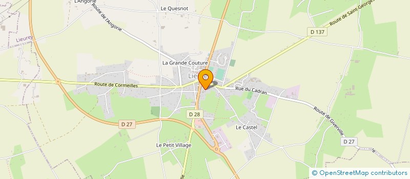 localisation de l'entreprise CLAME  LIEUREY