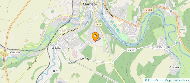 localisation de l'entreprise CLAMECYCLASSES à CLAMECY