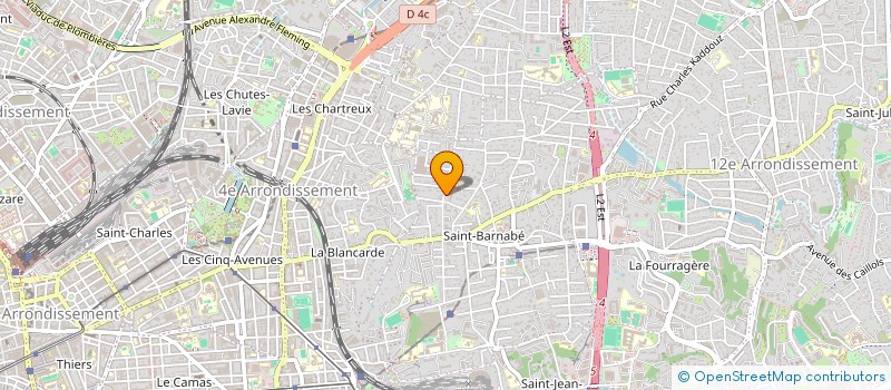 localisation de l'entreprise CLAMENA à MARSEILLE