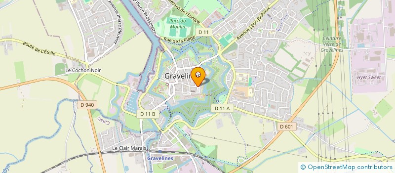 localisation de l'entreprise CLAMENS CONSULTANT à GRAVELINES