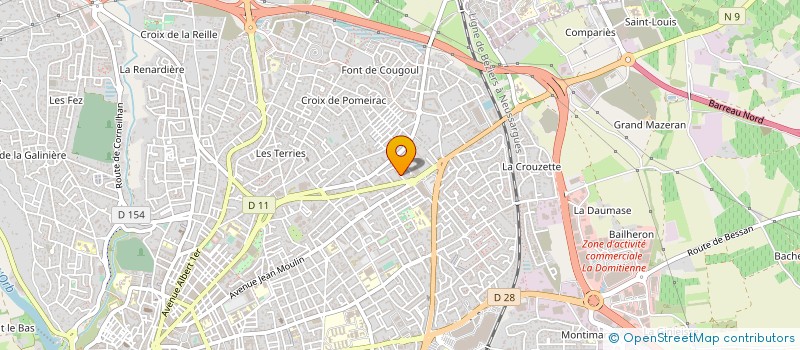 localisation de l'entreprise CLAMIF à BEZIERS