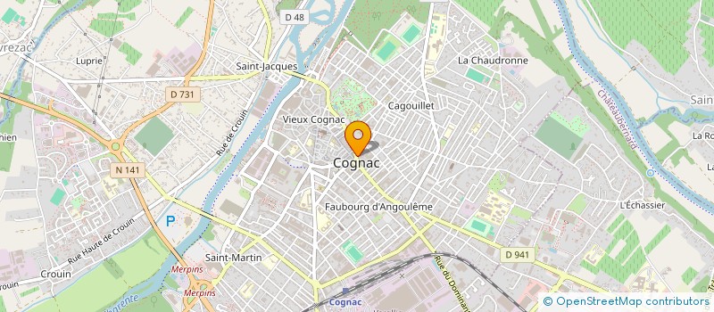 localisation de l'entreprise CLAMLAVI à COGNAC