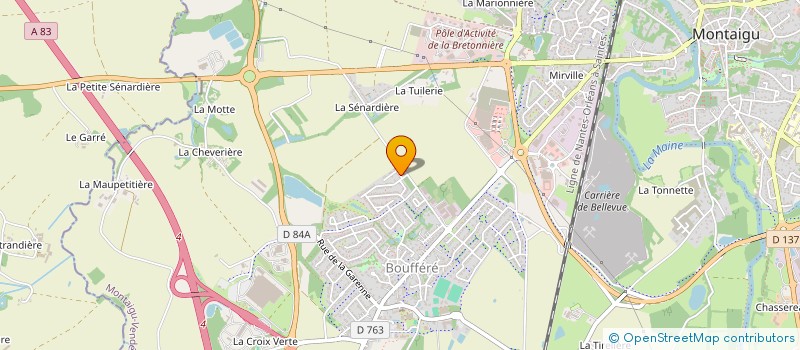 localisation de l'entreprise CLAMONT LAURENT-MARIE ANNE à MONTAIGU-VENDEE