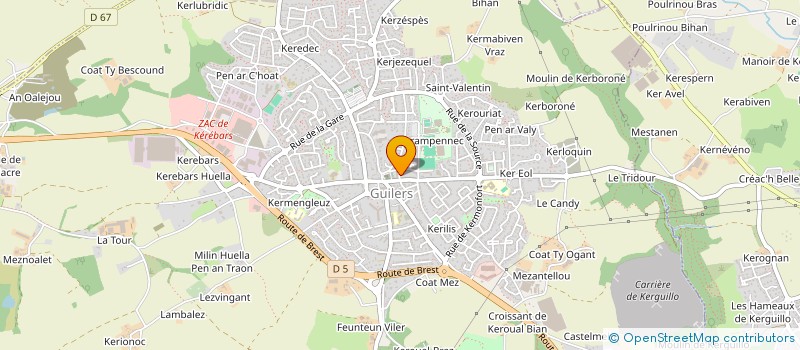 localisation de l'entreprise CLAMUJES  GUILERS