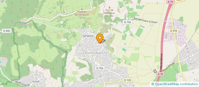 localisation de l'entreprise CLAMVALJEAN à LE CENDRE
