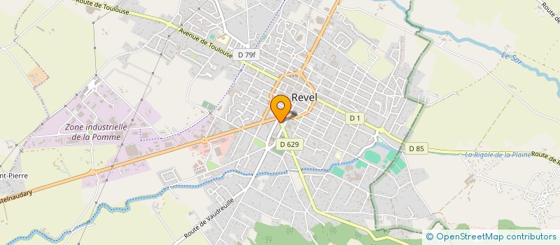 localisation de l'entreprise CLAN  REVEL