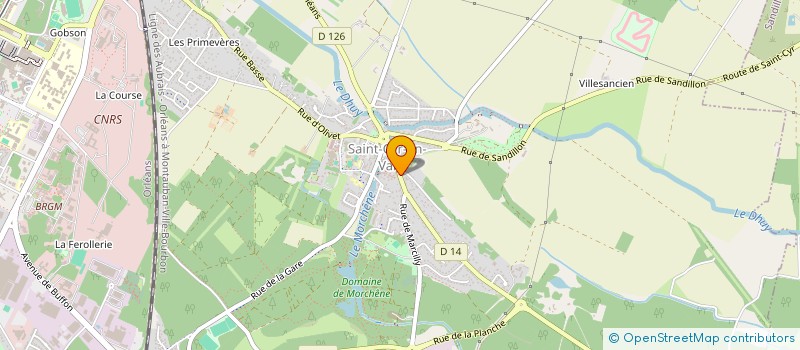 localisation de l'entreprise CLAN  SAINT-CYR-EN-VAL