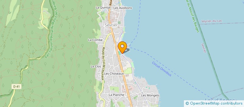 localisation de l'entreprise CLAN B  SEVRIER