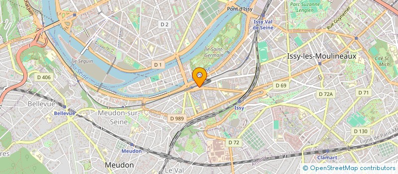 localisation de l'entreprise CLAN D'OEIL à ISSY-LES-MOULINEAUX