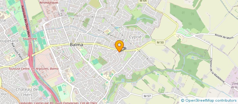 localisation de l'entreprise CLAN DEUX à BALMA