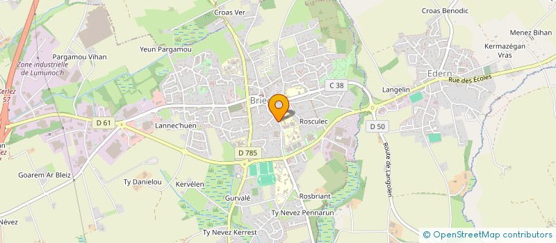 localisation de l'entreprise CLAN JORMUNGANDR  BRIEC