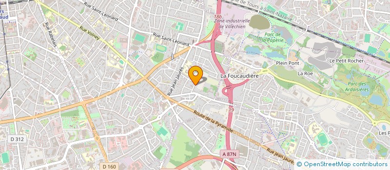 localisation de l'entreprise CLAN NEDELEC à ANGERS