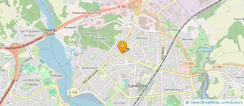 localisation de l'entreprise CLAN PSX  LANESTER