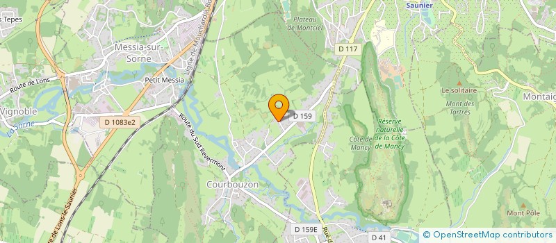 localisation de l'entreprise CLANA  COURBOUZON