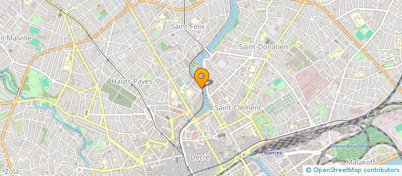 localisation de l'entreprise CLANES à NANTES