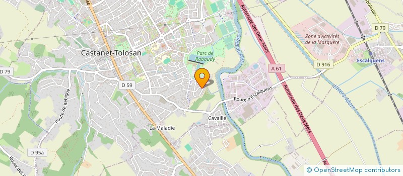 localisation de l'entreprise CLANET à CASTANET-TOLOSAN