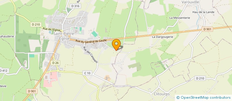 localisation de l'entreprise CLANGA  SAINT-PIERRE-EGLISE