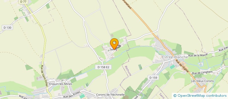 localisation de l'entreprise CLANNA  ENQUIN-LEZ-GUINEGATTE