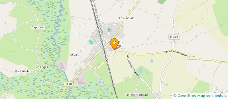 localisation de l'entreprise CLANOMA  SAINTE-MERE-EGLISE