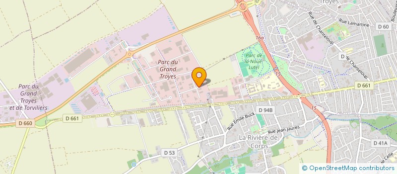 localisation de l'entreprise CLANON  SAINTE-SAVINE