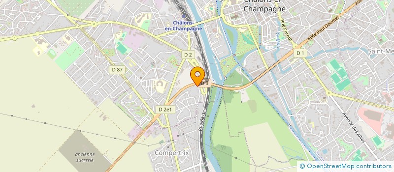 localisation de l'entreprise CLANPE  CHALONS-EN-CHAMPAGNE