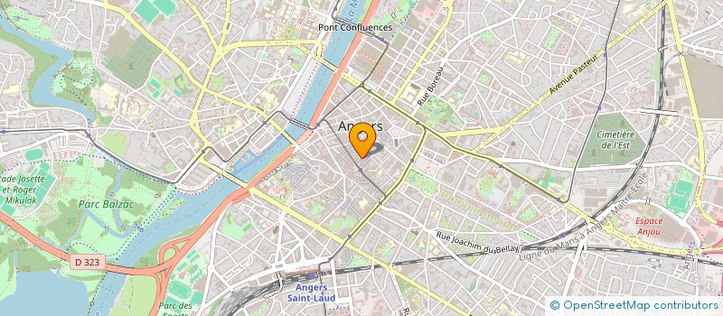 localisation de l'entreprise CLANT à ANGERS