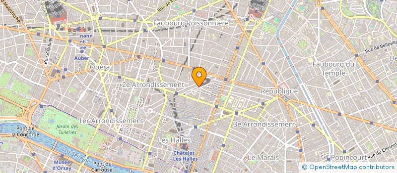 localisation de l'entreprise CLAODIA. B  PARIS