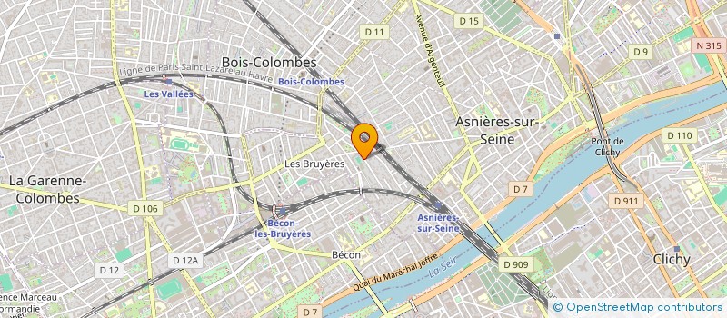 localisation de l'entreprise CLAOME DESIGN STUDIO à ASNIERES-SUR-SEINE