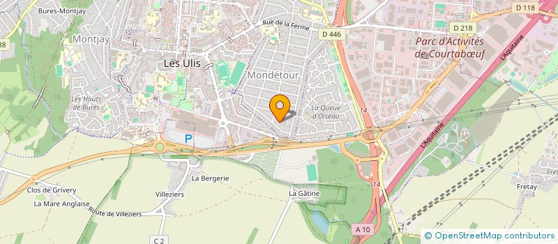 localisation de l'entreprise CLAP 13 à ORSAY