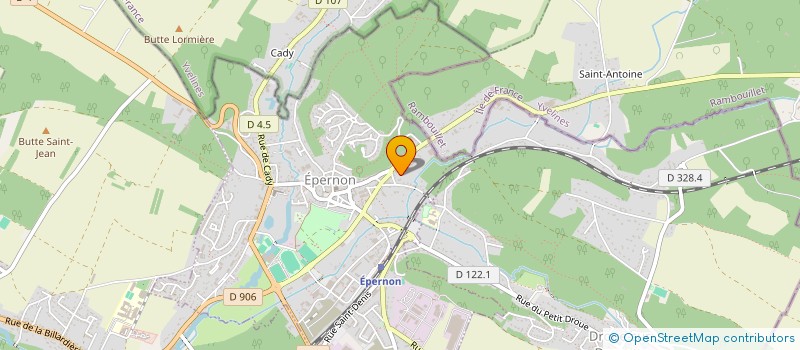 localisation de l'entreprise CLAP 404 à EPERNON