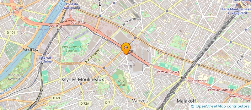 localisation de l'entreprise CLAP à ISSY-LES-MOULINEAUX