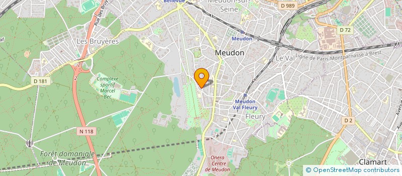 localisation de l'entreprise CLAP à MEUDON