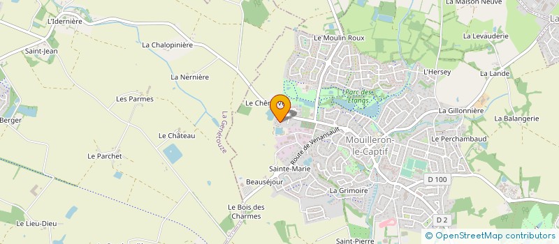 localisation de l'entreprise CLAP  MOUILLERON-LE-CAPTIF