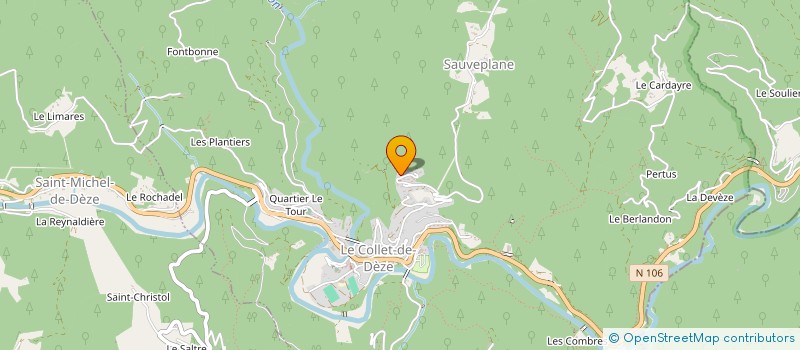 localisation de l'entreprise CLAP  LE COLLET-DE-DEZE