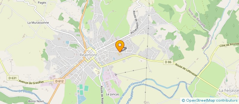 localisation de l'entreprise CLAP à REALMONT
