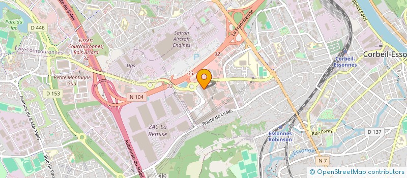 localisation de l'entreprise CLAP à CORBEIL-ESSONNES